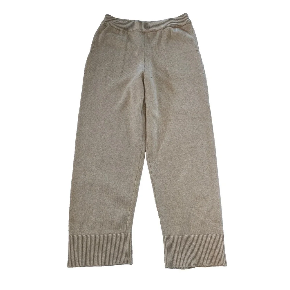 Free People Beach Solar Sweater 2 Piece Set Beige Pants And Top Small Medium